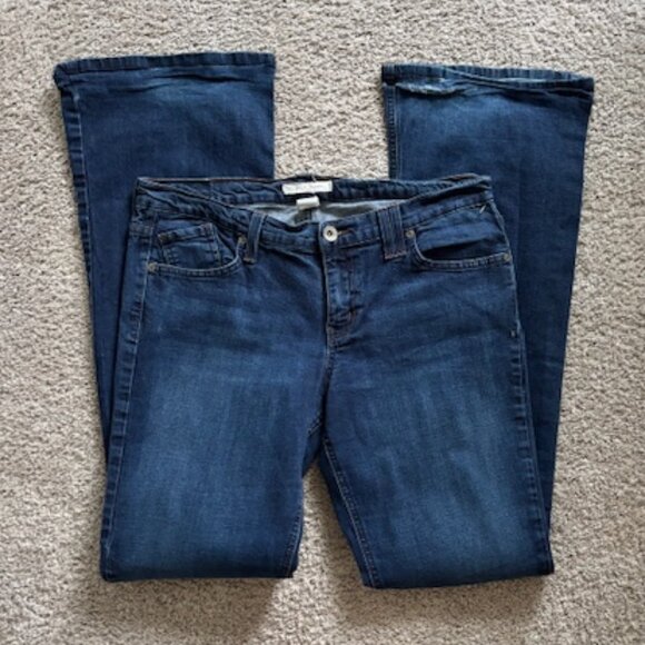 Y2K Vintage Truck Jeans - low rise flare denim jeans size 15 - Picture 1 of 7